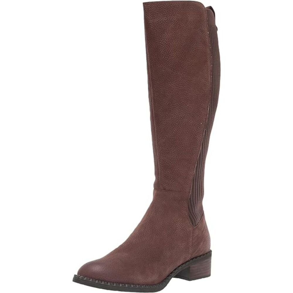 GENTLE SOULS KENNETH COLE Womens Brown Round Toe Block Heel Riding Boot 5.5 M